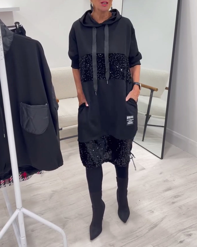 Ela | Stylové šaty z mikiny