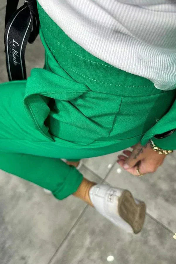 Vendula™ | Elegantní dvoudílný set s blazerem a jogger kalhotami